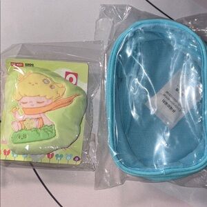 POP MART Bundle! Dimoo World plush Magnet and Toy storage bag/ plush pendant bag
